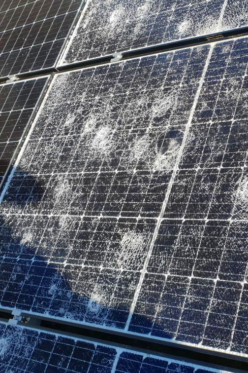 solar panel hail damage